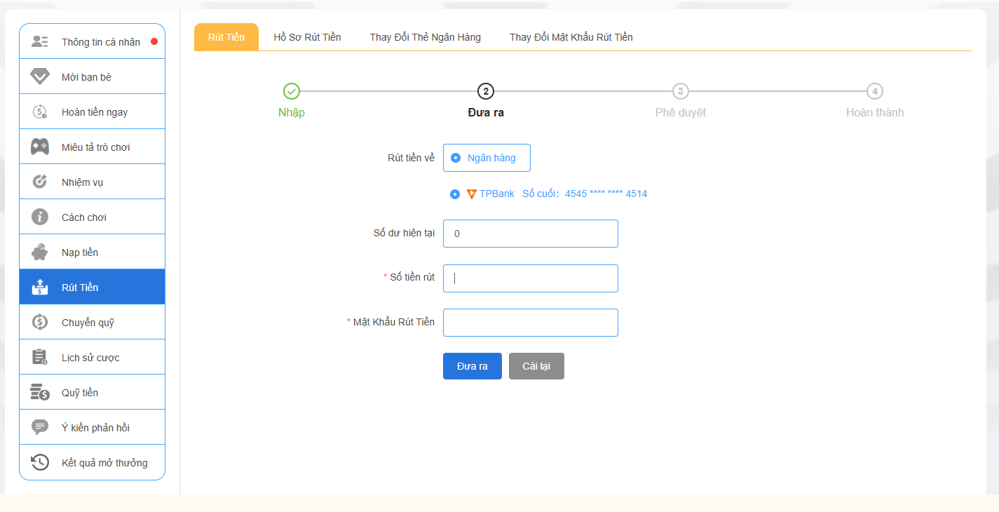 AU88 – TRANG CHỦ 30 Hướng dẫn chi tiết các bước rút tiền AU88